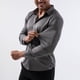 thumbnail image 1 of pstuiky Camisas de invierno de manga larga para hombre, Camisa informal de manga larga con botones y elástico para hombre camisetas de hombre s, 1 of 9