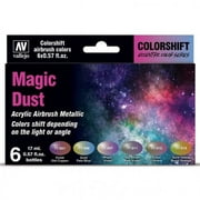 Vallejo The Shifters Eccentric Color Series Acrylic Airbrush Colors - 17 ml, Set of 6, Magic Dust