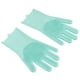 thumbnail image 4 of Guantes de aseo para mascotas, depilación, masaje, desmudamiento, silicona, baño, champú, guantes para perros y gatos, color verde, 4 of 14