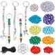 thumbnail image 1 of Kit de 600 llaveros de cuentas para hacer tú mismo, llaveros con letras ajustables, cuentas del alfabeto, joyería, accesorios de joyería., 1 of 5