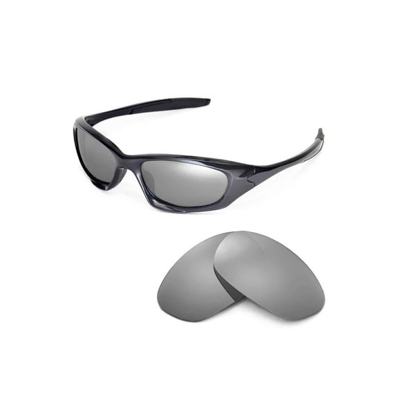Walleva Titanium Polarized Replacement Lenses for Oakley New Twenty (2012&After) Sunglasses