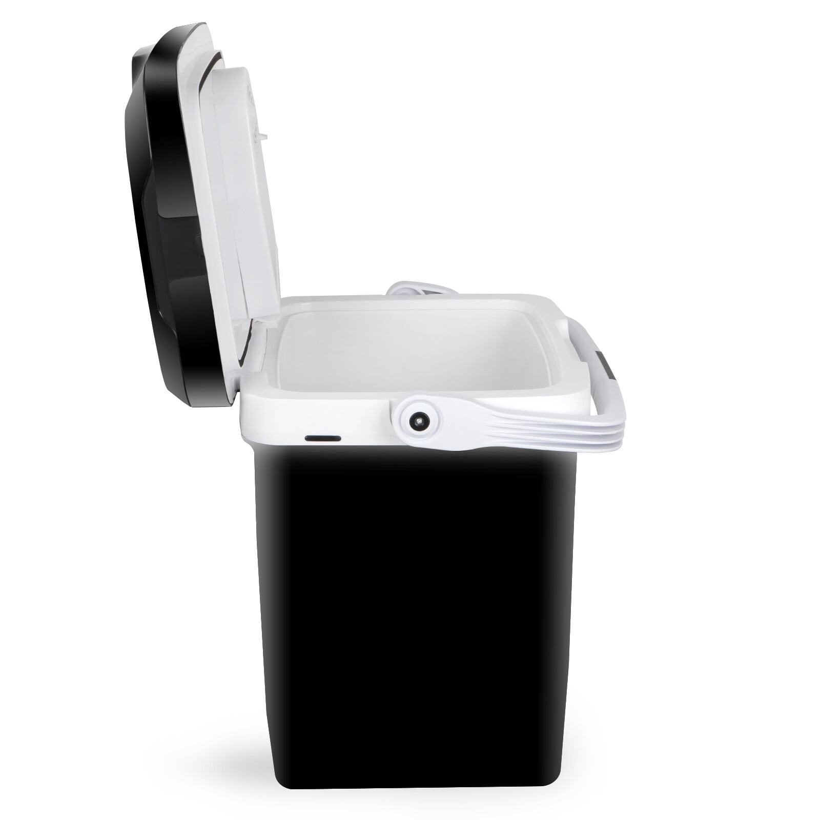 Favory Mini Fridge Electric Cooler and Warmer for Car- 12V DC Car Refrigerator with Automatic Locking Handle, 28 Quart Portable Car Fridge for Travel and Camping