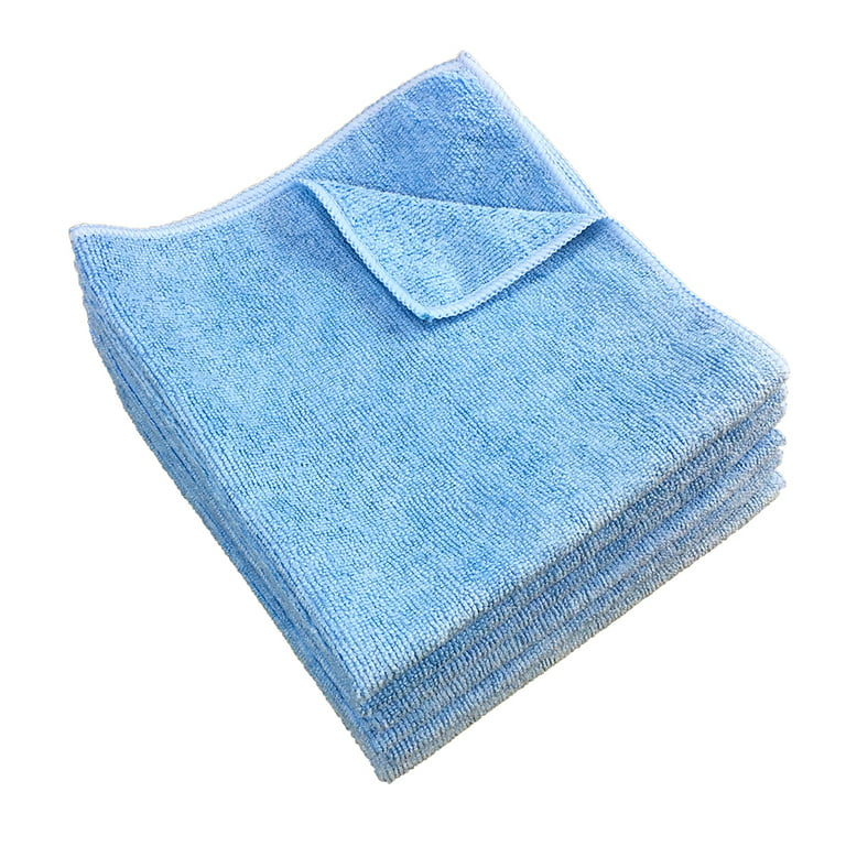 WEAWE Blue Microfiber Cleaning Cloth 13x13, Ultra Soft Absorbent  Microfiber Cleaning Rags for Housekeeping Cleaning Supplies, Lint Free  Reusable Cleaning Cloths for House Washable, Pack of 12 - Yahoo Shopping