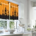 thumbnail image 2 of LALILO Kitchen Curtains and Valances Set of 3 36" Halloween Window Treatment Tiers for Window Decor, 2 of 5