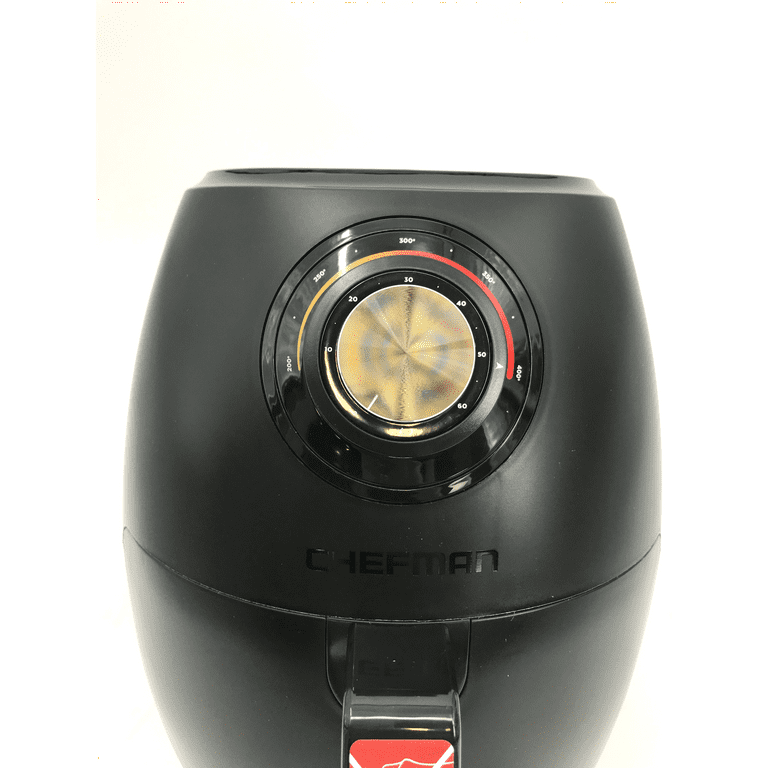 Chefman Analog Air Fryer with Dual Control - Black, 3.5 L - King