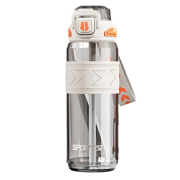 ACDANC 2026 New Sports Water Bottles with Removable Straw 34 Oz Leak-Proof Flip Top Lid Bpa Free Tritan Bottles with Strap for School,Fitness,Gym,Outdoor