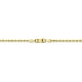 thumbnail image 4 of 10K Yellow Gold necklace Rope chain Diamond-cut 20 in 2 mm, 4 of 5