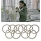thumbnail image 4 of 10 Rollos De Cuadrícula De Marcado Cinta Autoadhesiva Acabado Estrecho Para Coser Blanco Sunnimix cintas de protección, 4 of 8