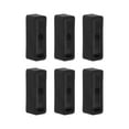 thumbnail image 1 of Unique Bargains 6pack Watch Strap Loop Fastener Rings 20mm Rubber Watch Holder Keeper Black, 1 of 6