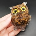 thumbnail image 7 of Holzlrgus Hand-Carved Natural Crystal Owl Statue Reiki Healing Gemstone Animal Figurines Home Office Car Decoration The Best Gifts 2.4 inches (Tiger Eyes Stone), 7 of 7