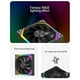 thumbnail image 4 of PC Case Fan, 120 mm PC Fan, ARGB Cooler Case Silent Fan Support Speed and Temperature Control, 4 of 5