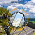 thumbnail image 2 of Soporte para teléfono para bicicleta, soporte para manillar de motocicleta, soporte para teléfono para bicicleta de silicona con rotación de 360, compatible con Iphone 13/12/11 Pro Max Xs Max Xr X 8, 2 of 5