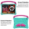 thumbnail image 2 of Cute Kids Case for Apple iPad 9th/8th/7th Generation/ iPad Pro 10.5" / iPad Air 10.5" 3rd Generation, Soft EVA Rubber Shockproof Handle Kickstand Bumper Kids Friendly Case Cover for Girls Boys,Mint, 2 of 8