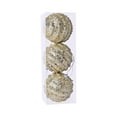thumbnail image 3 of Hvmvliv Champagne-colored Sparkling Sequin Christmas Ball Tree Decoration Metallic Finish Ornament Gold, 3 of 6