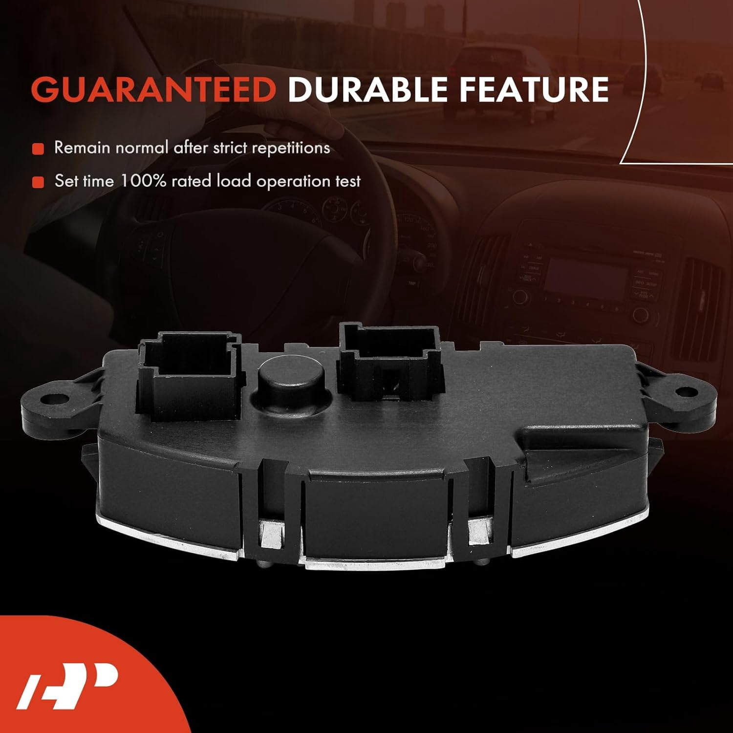 A-Premium HVAC Blower Motor Resistor Compatible with Audi Vehicles - Q7 2017-2020, Q8 2019-2020, S8 2020, A8 Quattro 2019-2020 - Rear Side, Replace# 4M0820521