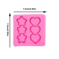 thumbnail image 2 of Injueey Molde de silicona para Fondant, molde decorativo para pasteles, moldes de Chocolate, galletas, utensilios para hornear, herramienta Herramientas y accesorios para hornear, 2 of 6