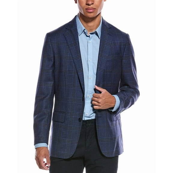 Brooks Brothers mens Classic Wool Sportscoat, 48 REG, Blue