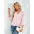 thumbnail image 2 of Women's 2025 Long Sleeve Sweater Cardigan Cable Knit Open Front Button Outwear Coats, 2 of 7