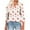 Red Tops for Women_t, variant on CYMMPU Women's Basic Tees Tunic Tops Vintage V-Neck Summer Fall Floral Printed 3/4 Length Sleeve Business Work Blouses Swing Shirts 2025 Clothes Red L