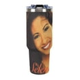 thumbnail image 2 of Selena Quintanilla 40 Oz Tumbler With Handle And Straw Lid, Stainless Steel Vacuum Insulated Tumbler, Travel Mug Straw Covers Cup, Gifts for Women Men, 2 of 8