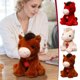 thumbnail image 1 of Decoración De Escritorio Figura de caballo de peluche marrón de 16 cm, suave, para decoración de habitación infantil (1 unidad) JASKFLY, 1 of 9