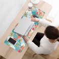thumbnail image 3 of Long Mouse Pads for Desk,Pioneer Flower Floral Print Pattern Desk Mats on Top Of Desks, Desk Mouse Pad Extra Large with 3mm Non-Slip Base and Stitched Edge for Gaming,Office,Work,Home 31.5"x11.8", 3 of 6