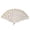 White, variant on 2Pcs Vintage Floral Folding Fan for Women - Elegant Handheld Chinese Fan with Lace & Plum Blossom Design - for Weddings, Dancing & Home Decor
