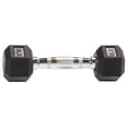thumbnail image 4 of BalanceFrom&nbsp;Rubber Encased Hex Dumbbells, 5lbs Pair, 4 of 6