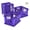 Purple + Premium with Handles, variant on Premium File Crate with Handle Cutouts – Letter and Legal Document and Folder Storage, Classroom Blue, 1-Pack (61460A03C)