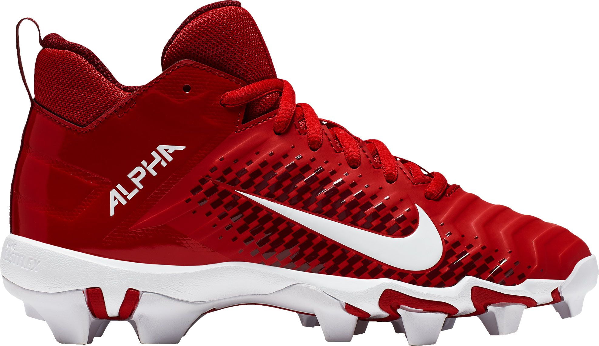 kids red cleats