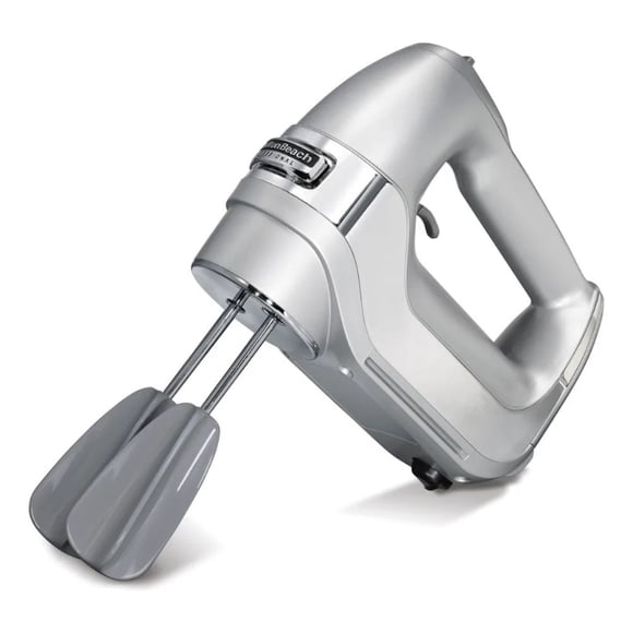 Batidora de Mano Hamilton Beach Profesional 5 Velocidades y Función QuickBurst con Tecnología Slow Start 120W Plateado