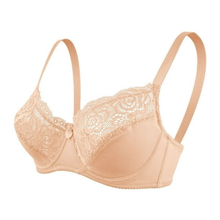 

Womens Solid Lace Lingerie Bras Plus Size Underwear Bralette Bras Comfortable Bra