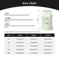 thumbnail image 6 of Fotbe Pistachio Green Checkboard Womens Loose Fit Casual Flowy Slim-Fit Tank Tops Athletic Round Neck Trendy Sleeveless Summer Tops for Gym and Yoga-XX-Large, 6 of 7