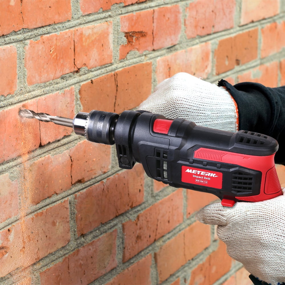 Meterk 1 2 Electric Drill Impact Drill Electric Hammer Classic Hammer Drill Walmart