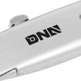thumbnail image 3 of DNA Motoring TOOLS-00087 DNA MOTORING Silver Versatile Durable Handy Three Position Retractable Blade Utility Knife Cutting Tool, 3 of 5