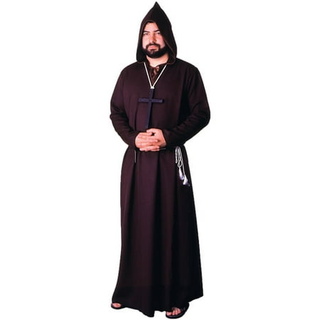 Monk Robe Brown Quality Adult Halloween Costume