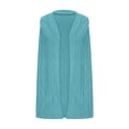 thumbnail image 4 of IUYRTFE Women's Lightweight Knit Open Front Vest Sleeveless Summer Casual Cardigan with Pockets, 4 of 8