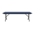 thumbnail image 2 of Correll Cfa3696Px-37 .75 Inch High-Pressure Top Folding Tables - Adjustable Height - Blue, 2 of 4