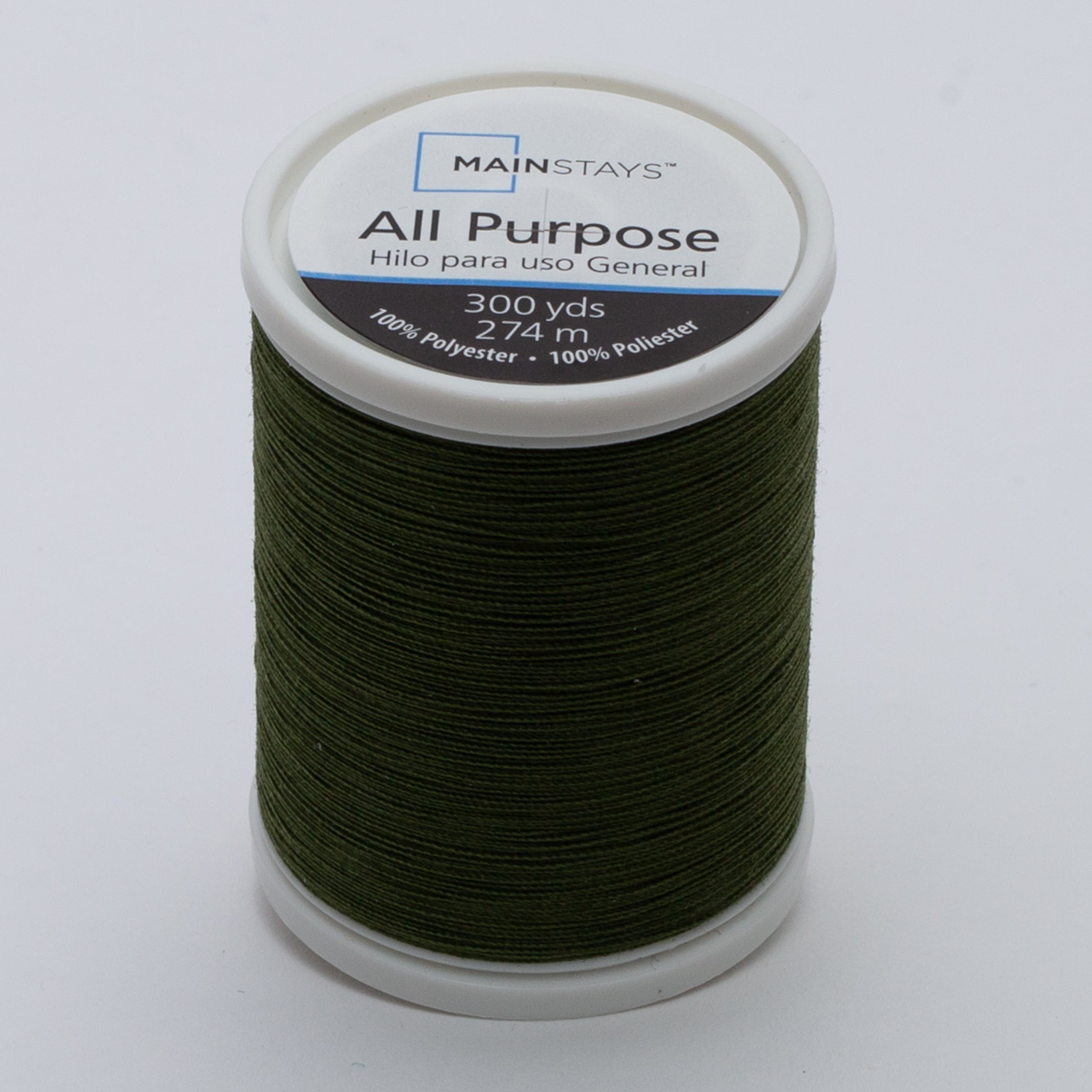 Mainstays All Purpose Sewing Thread 300 Yards Green
