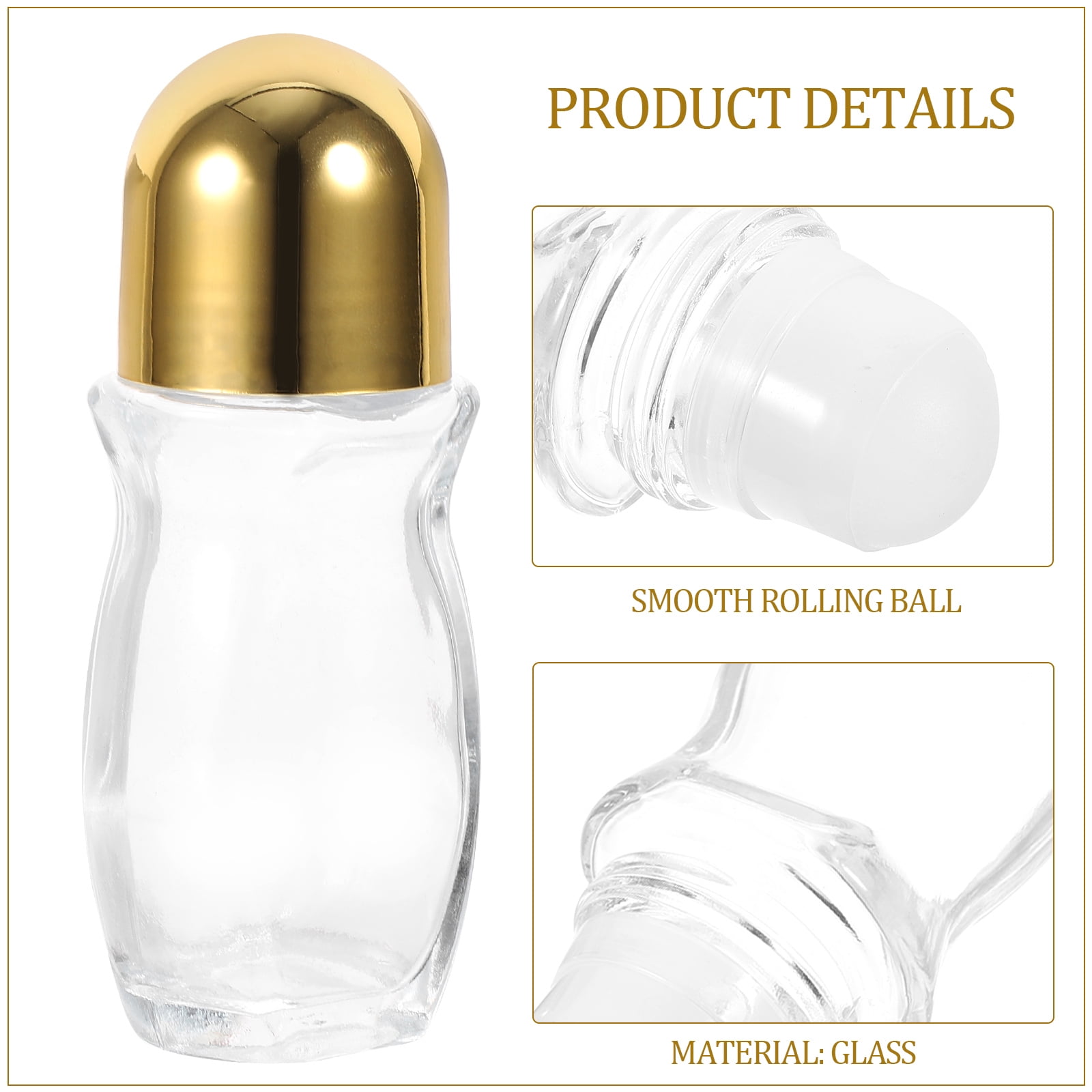 8 Pcs Roll-on Bottles Roller Bottles Travel?roller?bottles Empty?refillable?roller?bottle? Packaging Bottles