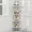 White 4 Tier with pole, variant on 4 Tier Corner Shower Caddy Tension Pole with Hooks, 360° Rotating Rustproof Bathtub Shower Organizer, 33.5-124 Inch Adjustable Floor to Ceiling Shower Caddy
