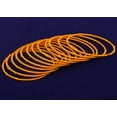 thumbnail image 3 of Sunsoul by Touchstone "Silk Thread Bangle Collection" Indian Bollywood Handcrafted Faux Silk Thread with Golden Beads Exotic Look Fire Yellow Designer Bangle Bracelets Set of 12 For Women., 3 of 5