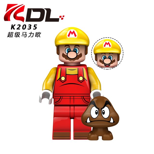科睿KDL805一套6款游戏主角水管工踩蘑菇儿童拼装积木玩具K2035 Deng Xun unisex