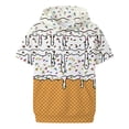 thumbnail image 3 of Lullu Short Sleeve Hoodie for Boys Cute Ice-Cream Print Sweatshirt Active T-Shirt, White, 3 of 3