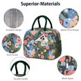 thumbnail image 4 of Womens Pioneer Flower Floral Print Pattern Lunch Box for Work,Insulated Lunch Bag for Women,Loncheras Para Mujer,Leakproof Adult Lunch Bag for Work,Beach,Travel,Picnic,Camping, 4 of 7