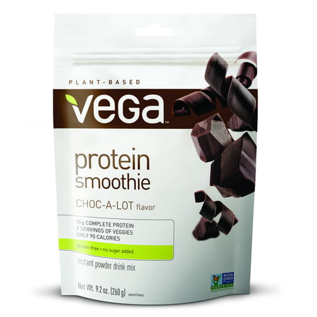 Vega Vegan Smoothie Powder, Chocolate, 9.2 Oz