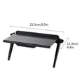 thumbnail image 3 of Screen Mount Rack, Desktop Organizer Shelf, Vented Metal Stand Riser, Foldable Computer Rack, Under Monitor Storage for Router, Office Home Desk Space Saver, 3 of 7