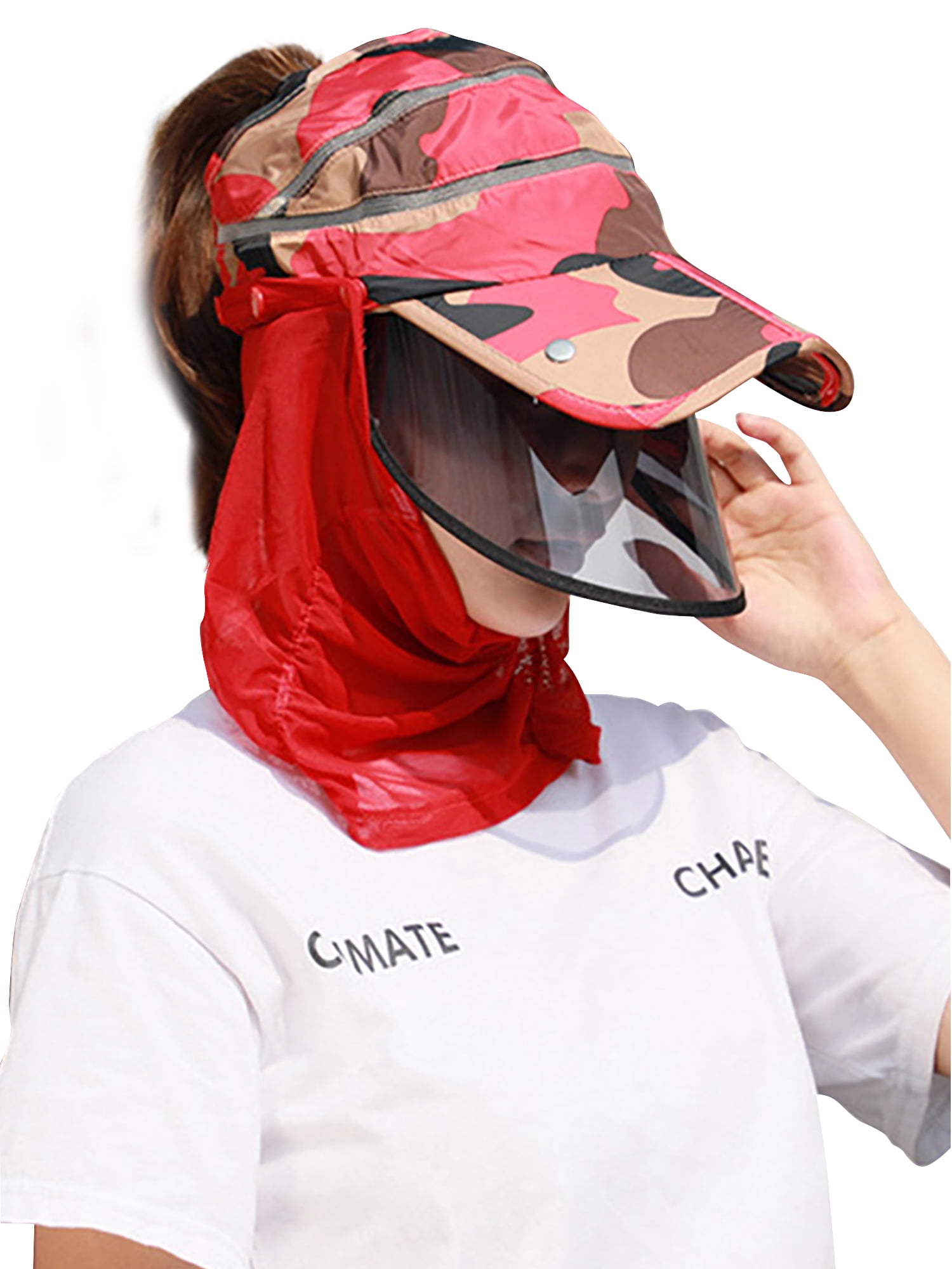 Selfieee 360°Protection Summer Sunhat Baseball Cap Visor Caps with Neck