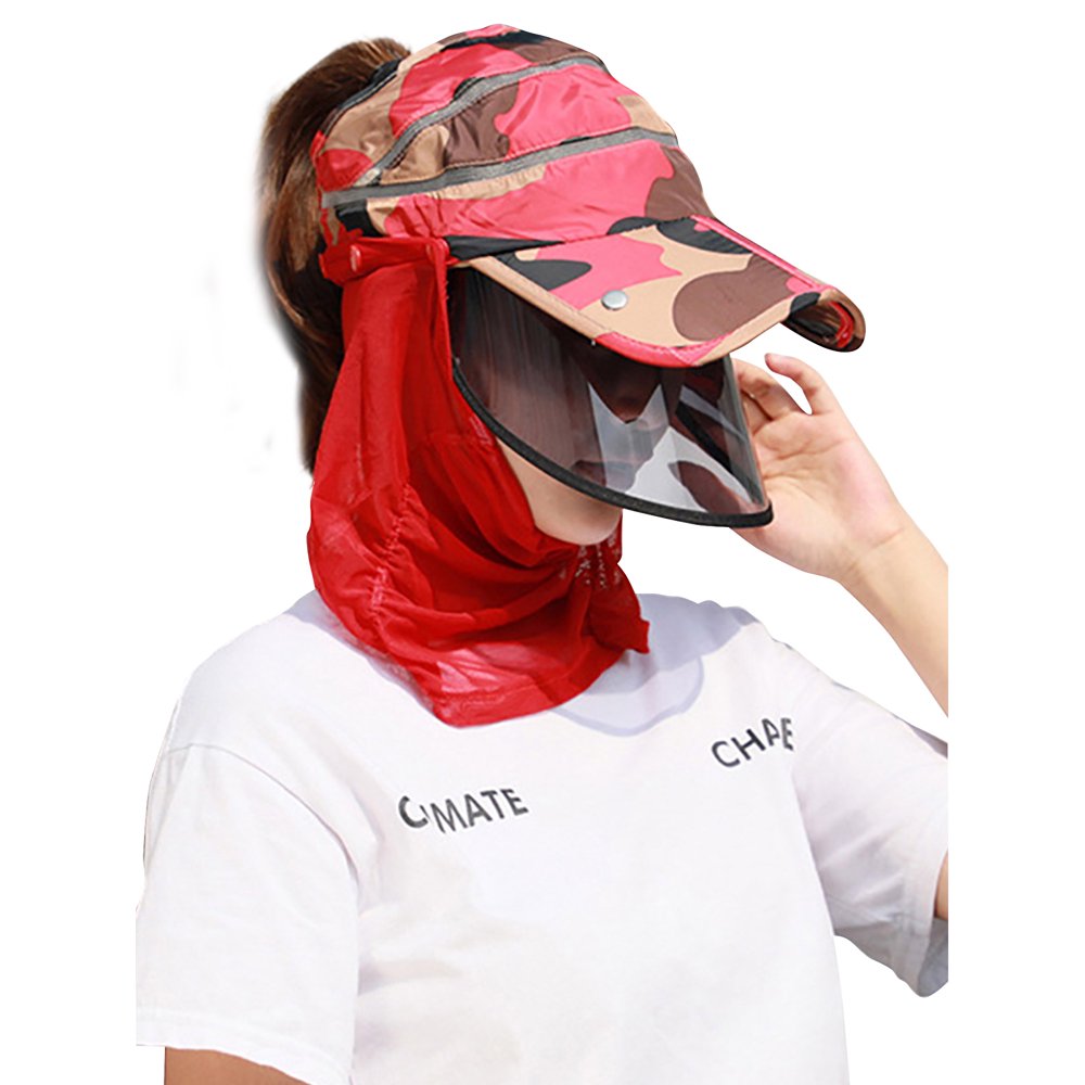 Selfieee 360°Protection Summer Sunhat Baseball Cap Visor Caps with Neck