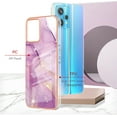 thumbnail image 3 of Compatible with Google Pixel 6A Case Marble Silicone Pink, Google Pixel 6A Case Silicone Shockproof Thin Phone Case Anti-Fingerprint Cover (Light Purple), 3 of 13